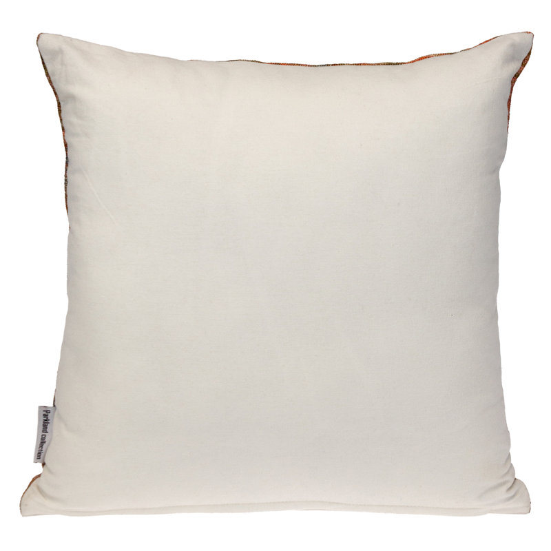 Multicolor Cotton Tapestry Square 18" x 18" Pillow