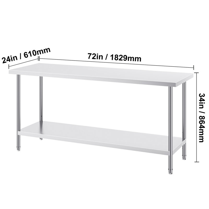 Stainless Steel Prep Table