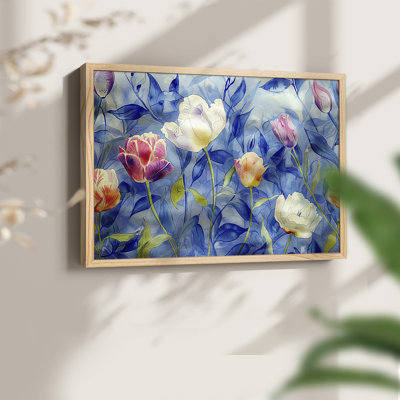 Floral Series-LXX -Framed Print - Restickable