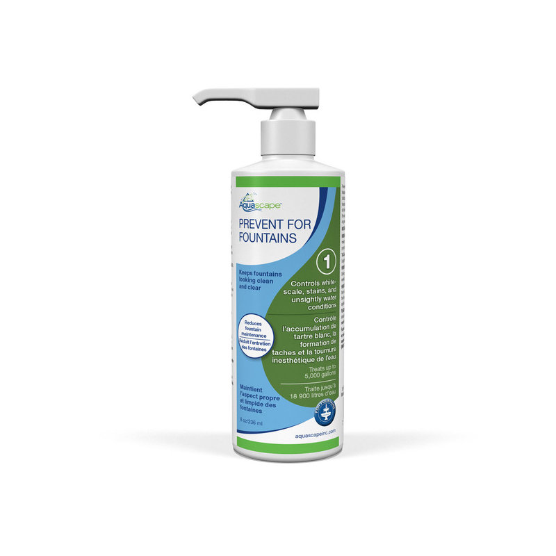 Prevent for Fountains and Waterfalls Algae Control, 7" H x 2" W x 3" D