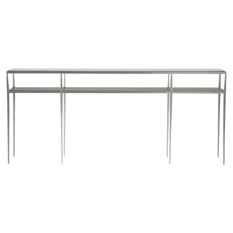 Cornelia 72'' W Glass Console Table