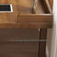 Bureau simple en bois de pin massif brun-191437033