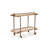 Haddijatou Metal Bar Cart