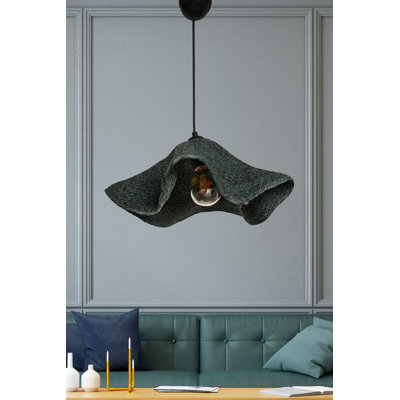 1 - Light Black Unique/Statement Pendant