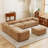 6-Piece Modular Sectional (Camel)