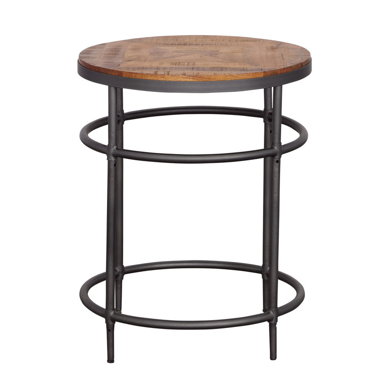 Andaman Solid Wood Top End Table