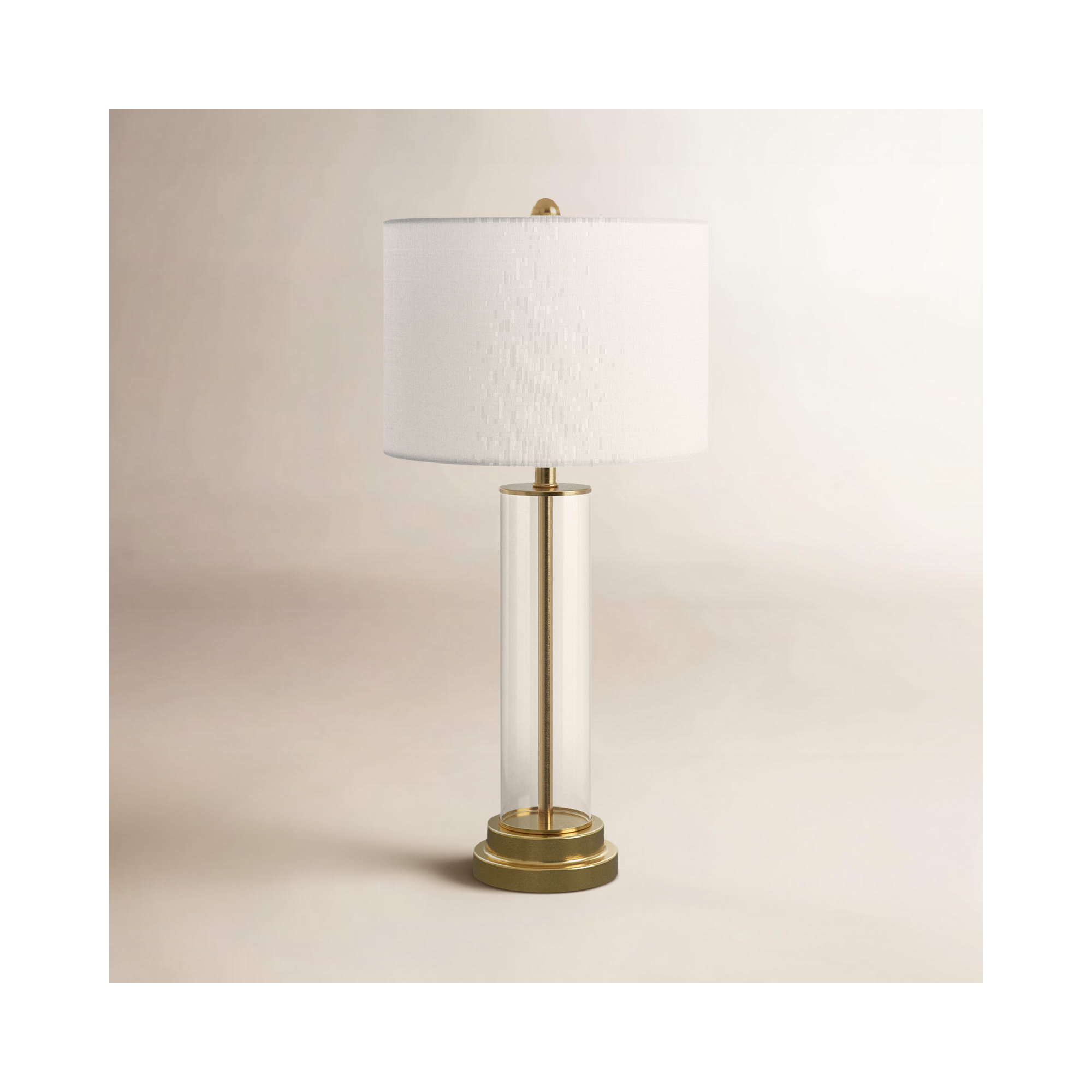 29.25" Standard Table Lamp, Gold