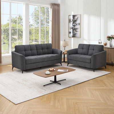 Rozalin 5 Seater Linen Sofa