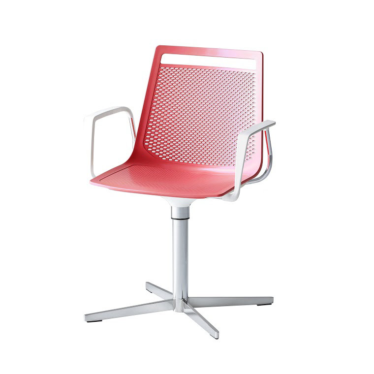 Chaise de bureau Akami, Rouge