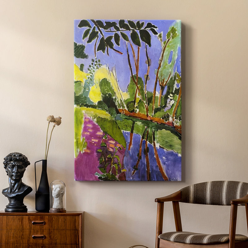 La berge, toile tendue par Henri Matisse, 18 x 27