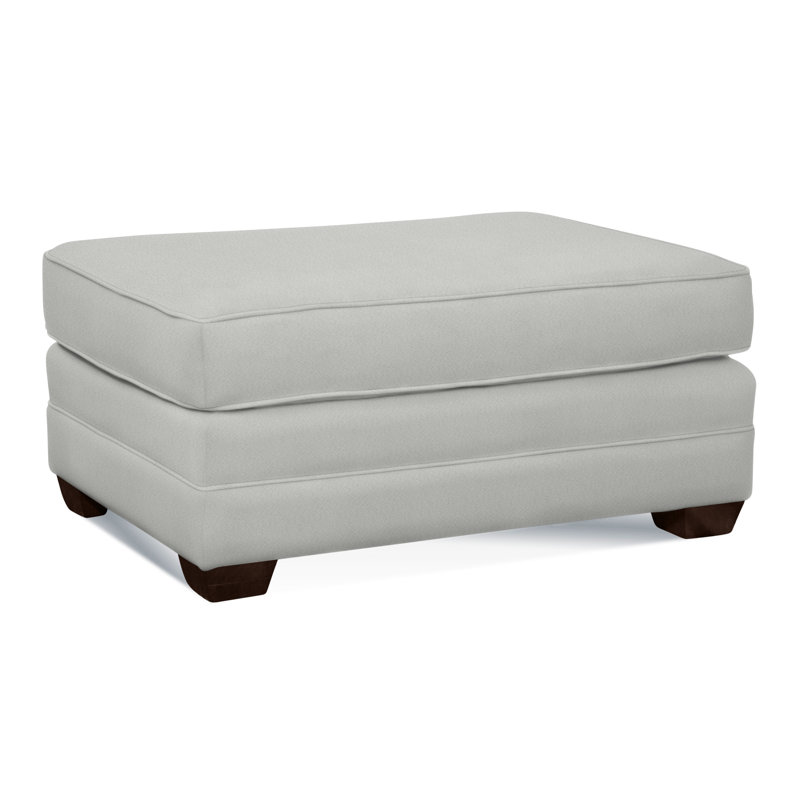 Bedford Ottoman, Ivory Crypton Performance; 0886-91, Java
