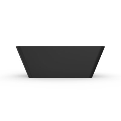 67 Inch Freestanding Solid Surface Soaking Bathtub For Bathroom