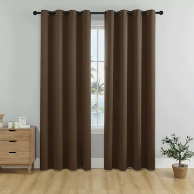 Rideaux occultants isolants et isolants thermiques pour rideaux de fenêtre en tissu épais et doux, rideaux bloquant la lumière pour la décoration intérieure