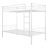 Space-Saving Convertible Metal Bunk Bed With Safety Guardrails-290139647-290139618