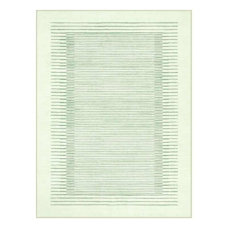 Tapis lavable à rayures berbères avec envers antidérapant Celeta Modern, Rectangle 5 pi x 7 pi