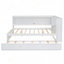 Lit de jour double en bois avec couchette-117194101