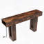 Console 63 po avec repose-pieds Farmhouse