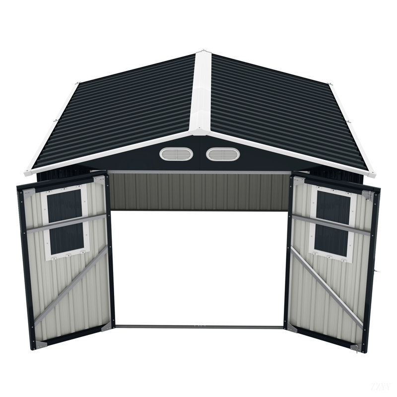 Outdoor Storage Shed, Protective Film, Four Daylight Windows Lockable Doors,A Practical And Thoughtful Gift,Two Colors Can Be Freely Selected Storage Sheds