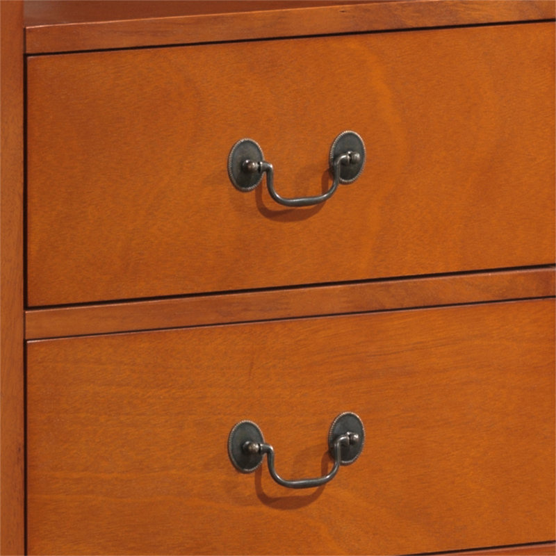 Elegant Oak Media Chest For Your Living Space, Brown