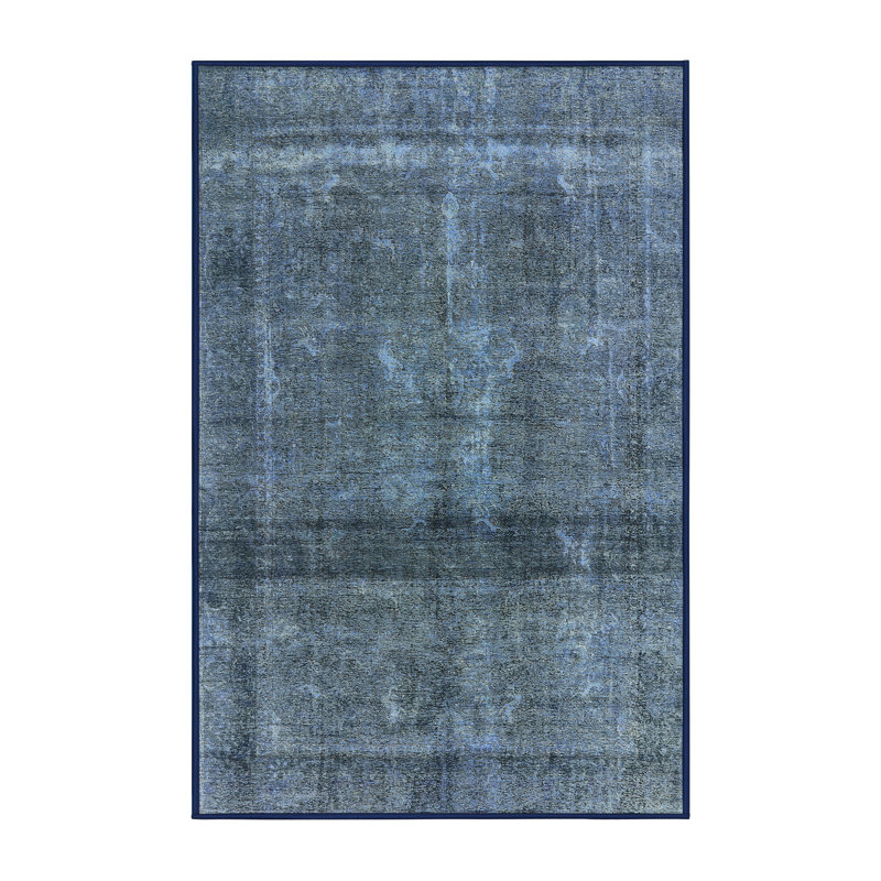Tapis oriental bleu, Rectangle 5 pi x 8 pi