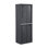 Armoire de rangement réglable à 4 tablettes avec portes Sterilite, gris 01423V01