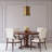 11.75"W Jiles Gold Metal Pendant Light