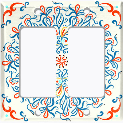 Plaque murale berçante 2 bandes Elegant Tile