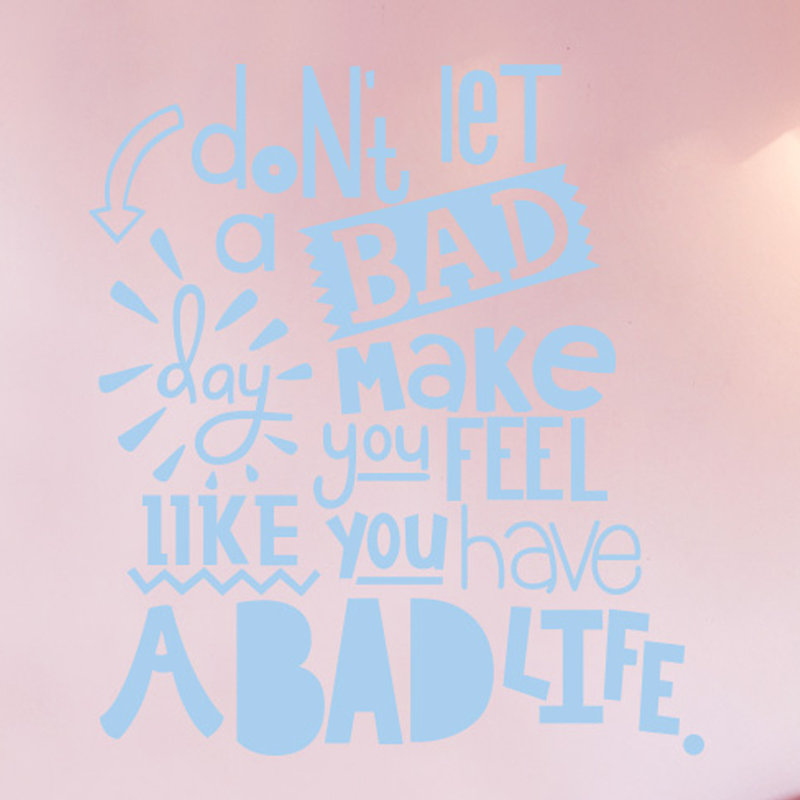 Wall Decal, Medium, Light Blue