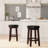 Baylis Swivel Upholstered Stool with Solid Wood Frame-827600392-853509555
