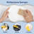 Natural Plant Based Non-Scratch Sisal Hemp/Cellulose Scrubbing Dish Sponge (Set of 12)
