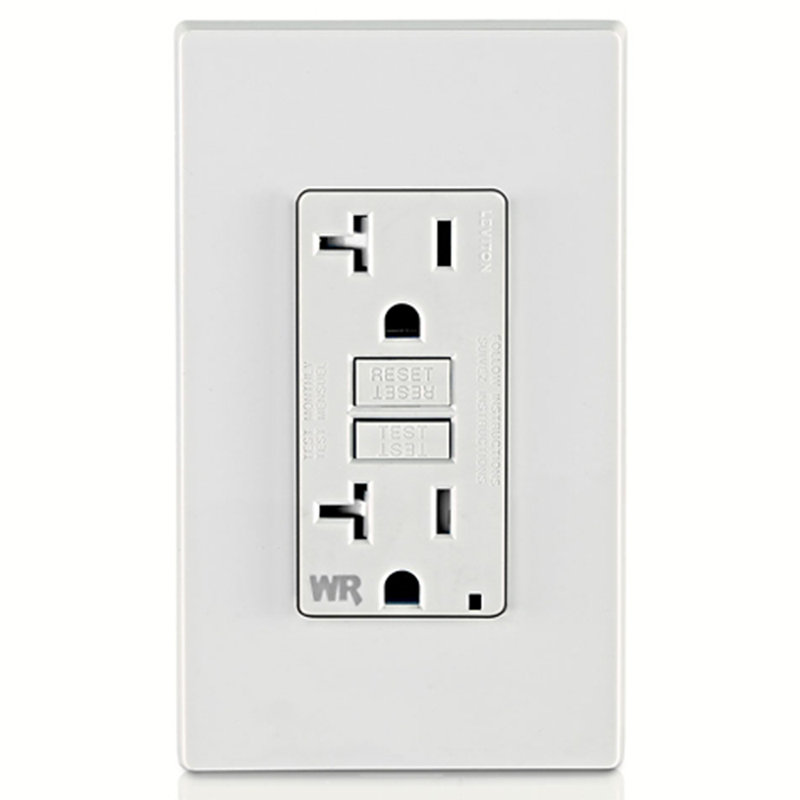 Ensemble de 5 prises de courant 5-20R Levton SmartTop Pro de 20 A à 2 Volts Levlock SmartlockPro