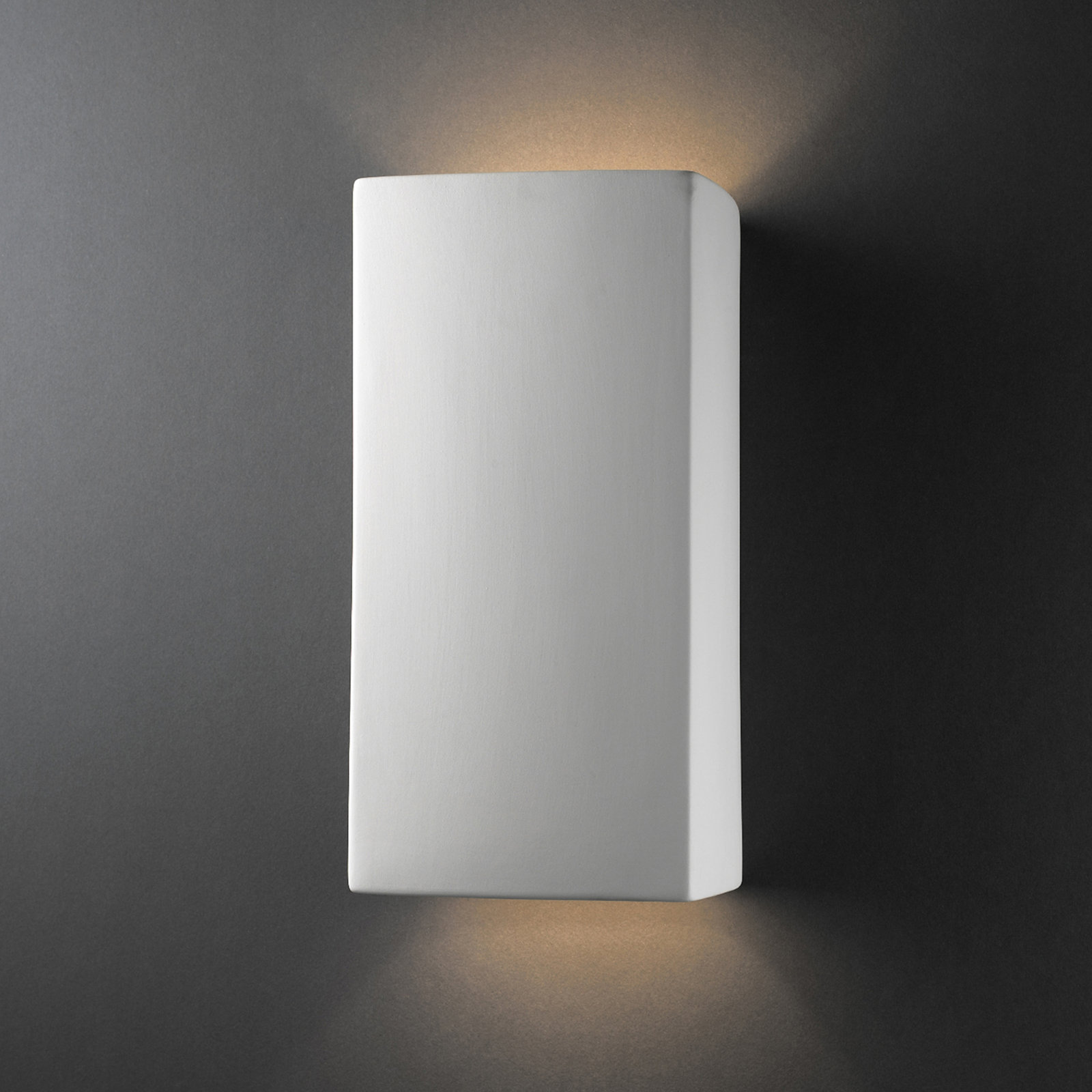 Nomad Ceramic Outdoor Light, Bisque, 13.5" H x 7.25" W x 6.5" D, Bulb