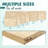 Biserka Unfinished Hevea Solid Wood Butcher Block Countertop for DIY Kitchen Countertop, Desk Top, Workbench-1691152196