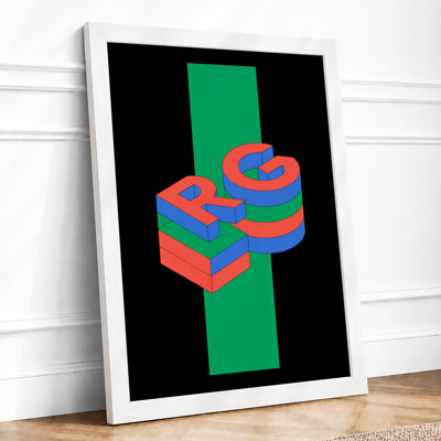 Chromatic Stack Geometric - Print