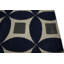 Tapis oriental bleu / beige moderne 5 x 8