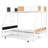 Twin Over Full Metal Bunk Bed with Trundle, Guardrails and Noise-Reduced Frame