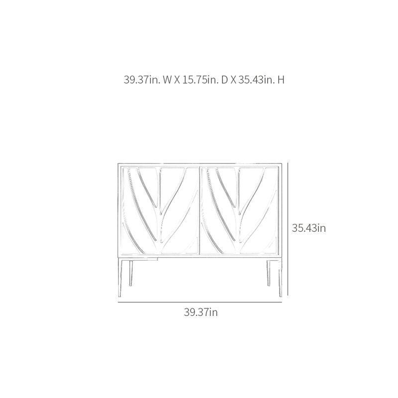 Modern Light Luxury Sideboard Cabinet