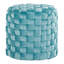 Pouf rond en velours de 17 po de largeur-680336454