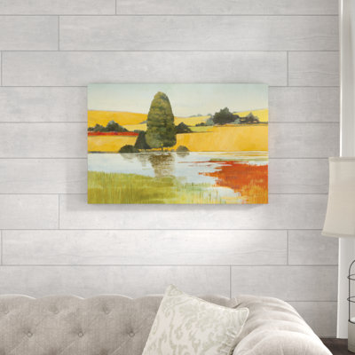 Hills Of Gold by Avery Tillmon - Wrapped Canvas Painting