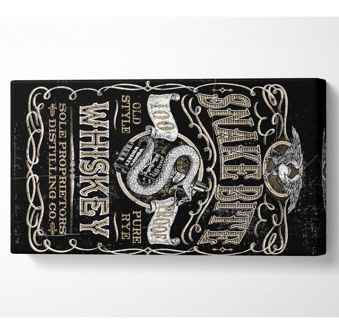 Snake Bite Whiskey - Kunstdrucke auf Leinwand