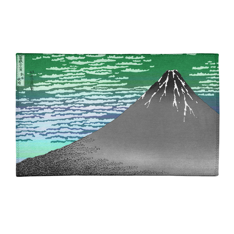 Tapis à surface verte/grise the fine vent clear, Rectangle 3 pi x 5 pi