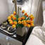 Bouquet de fleurs artificielles tulipe artificielle pour fête de mariage (ensemble de 25)-88160859