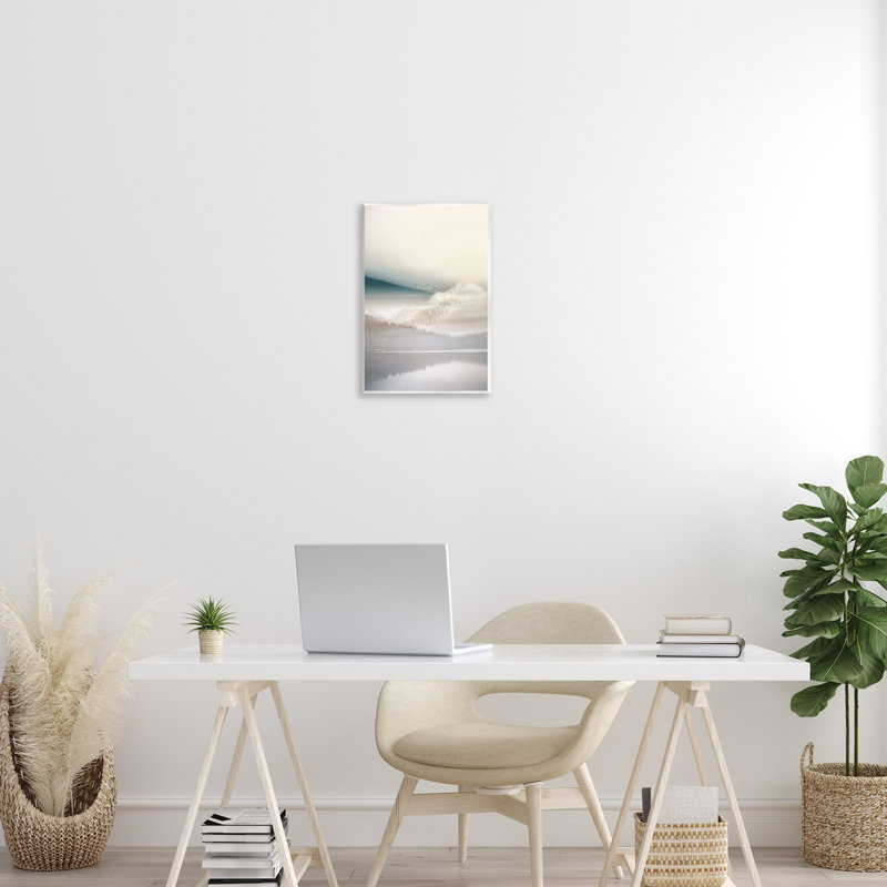 Plaque murale Vanilla Landscape View, design par Gemma Bardot, H 15 po x l 10 po