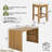 5 Pieces Outdoor Bar Set Included 1 Height Table & Four Stools With Cushions