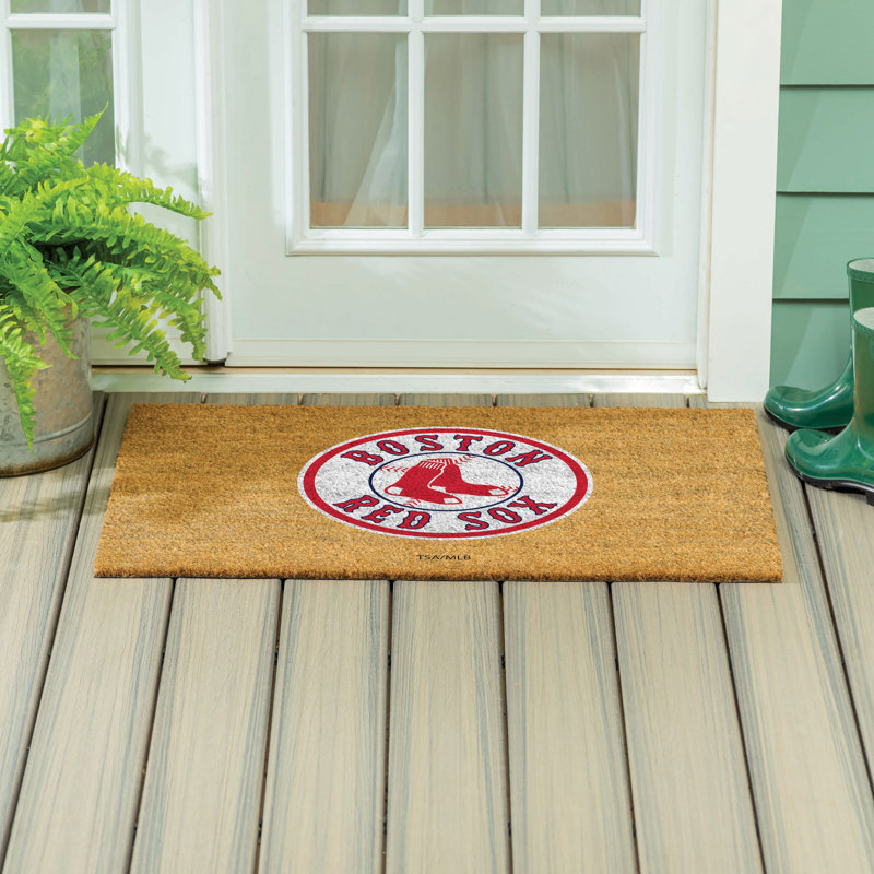 Grand tapis en fibre de coco Boston Red Sox, 36 po x 24 po