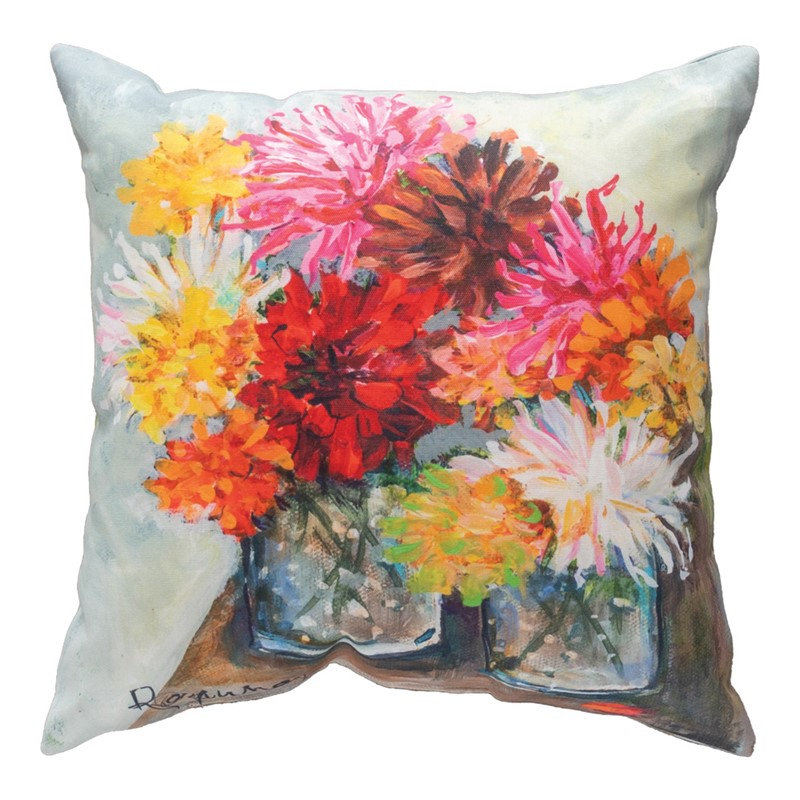 Coussin Mums 18 po x 18 po