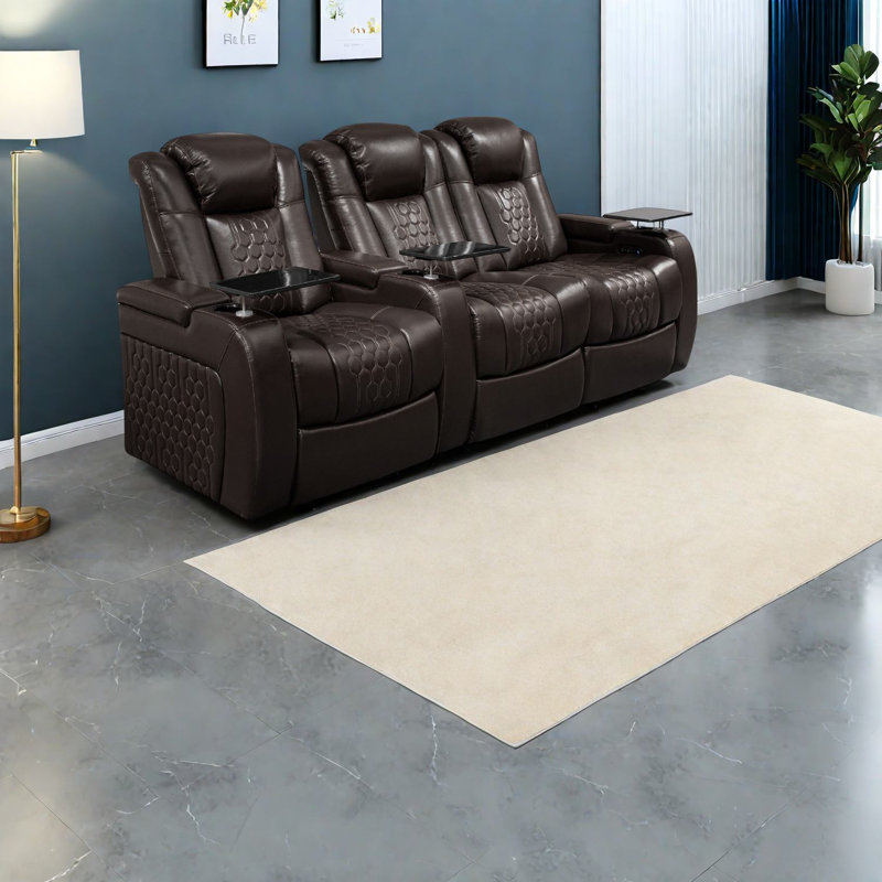 Adjustable Power Recliner, Top-grain Leather, Modern Comfort, Home Theater