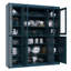 Grande armoire de cuisine en bois massif avec portes en verre Lodman-854806090