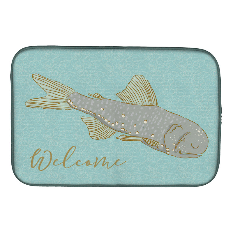 Tapis de séchage fish welcome