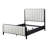 60-inch Upholstered Bed Black-2009862829